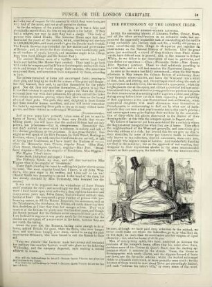 Physiology of the London idler