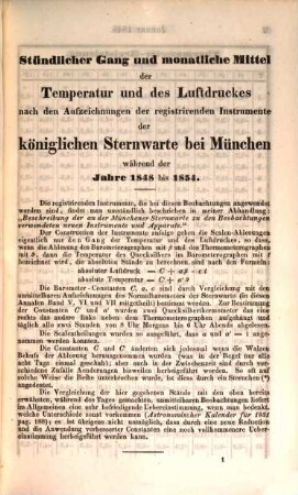Annalen der Königlichen Sternwarte bei München, 8 = 23 d. Gesamtw. 1855