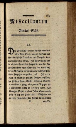 Viertes Stük.