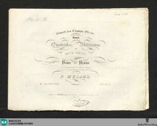2: 2 Quadrille et valse