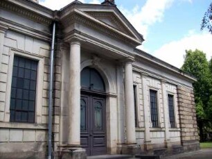 Dresden: Trauerhalle Johannisfriedhof Tolkewitz