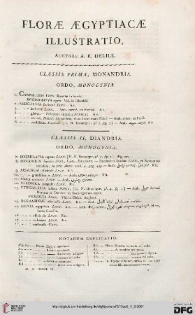 Florae aegyptiacae illustratio