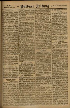 Zweite Ausgabe vom Samstag, den 23. Oktober 1920.