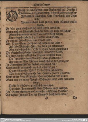 O Creutz, O liebes Creutz