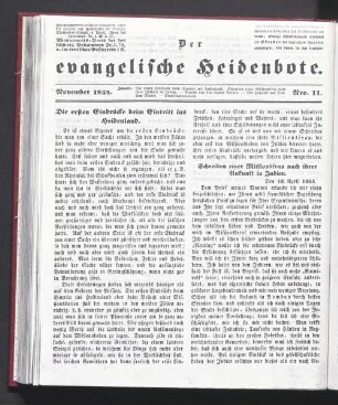 November 1854. Nro. 11