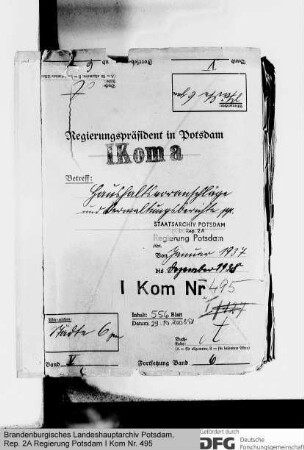 Kommunalhaushaltspläne und Verwaltungsberichte. Allgemeines