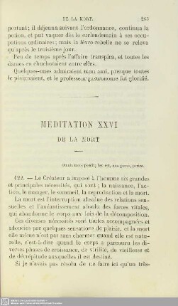 XXVI. De la mort