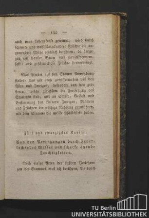 Fünf und zwanzigstes Kapitel. Von den Verletzungen durch Feuer, kochendes Wasser und scharfe ätzende Feuchtigkeiten.