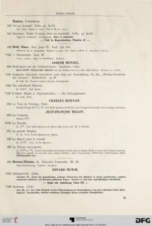 Moderne Graphik [Fortsetzung] (Nr. 180-254)