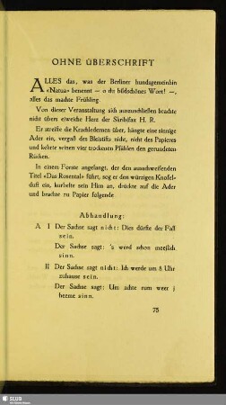 Ohne Überschrift