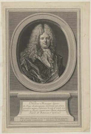Bildnis des Nicolaus Menager