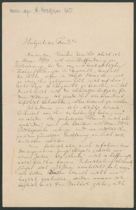 Brief an Alois Schmitt : 03.04.1874