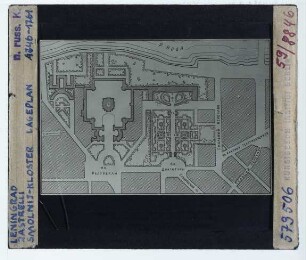 St. Petersburg, Smolny Kathedrale : Lageplan