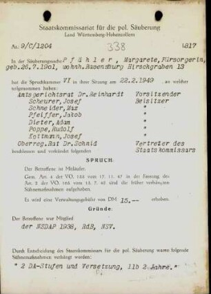 Pfähler, Margarete