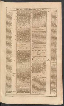Epistola Pauli Ad Timotheum Prima