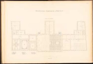 Königliches König-Wilhelms-Gymnasium, Breslau: Grundriss 3.OG 1:75