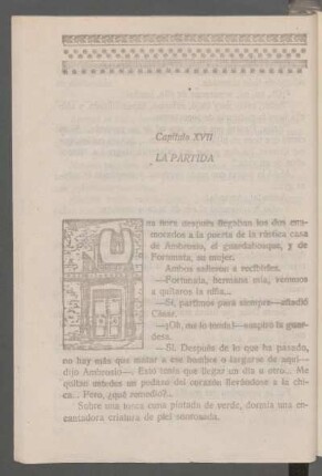 Capítulo XVII - La partida