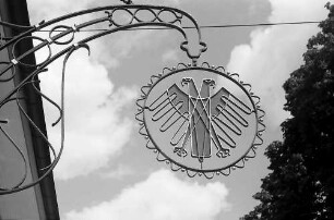 Aushängeschild des Gasthauses Adler in Untermünstertal