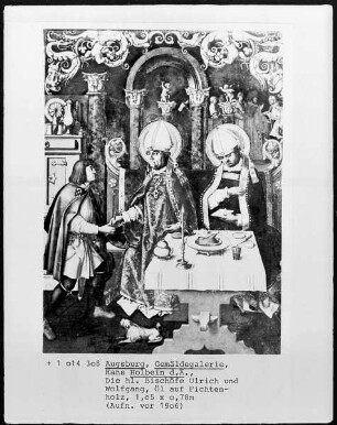Flügelbilder des Katharinenaltars — Die heiligen Ulrich und Conrad