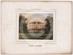 Ansicht von Schloss Nieder-Lichtenau