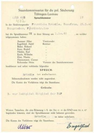 Brändle, Franziska