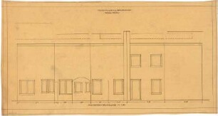 Billing, Hermann; Baden-Baden; Kunsthalle - Hoffassaden (Wandabwicklung)
