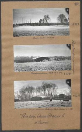 Flugplatz-Neuanlage für Armee-Flugp. 6 bei Grandglise: Depotneubau