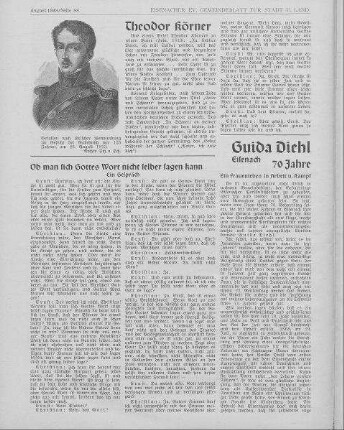 Guida Diehl, Eisenach, 70 Jahre