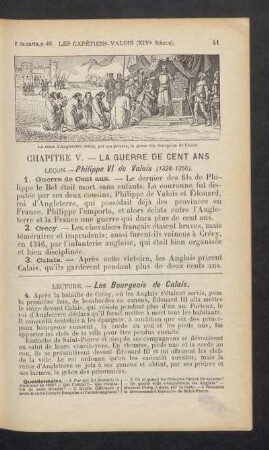 Chapitre V. - La guerre de Cent Ans