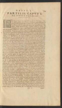 Partis II. Caput I. De Iudice Paratae Executionis.