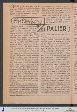 Les Voisins de Palier.