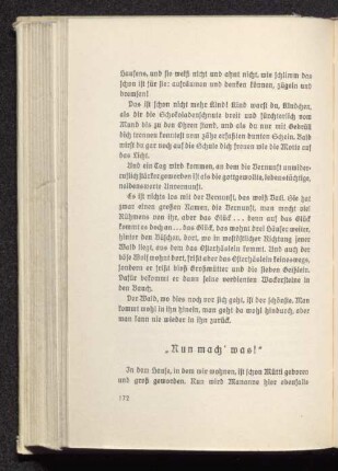 "Nun mach' was!"