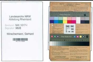 Entnazifizierung Gerhard Winschermann , geb. 23.09.1895 (Vorarbeiter)