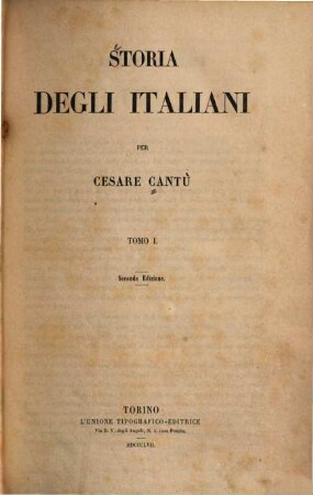 Storia degli Italiani, 1