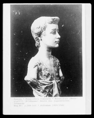 Büste des jugendlichen Johannes