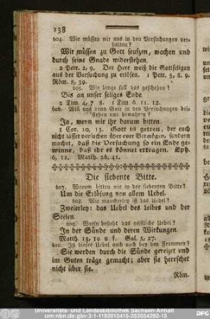 Die siebente Bitte.