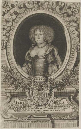 Bildnis der Magdalena Sibylla, Herzogin von Sachsen