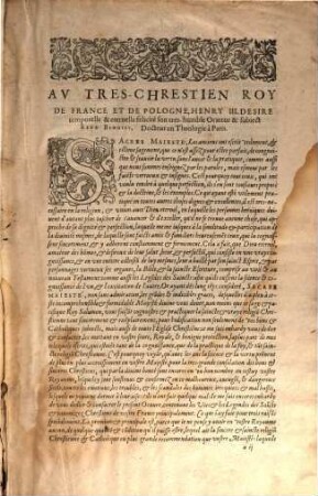 Histoire de la vie, mort, et miracles des Saincts