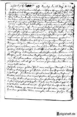 69: Brief von Wilhelm Heinse an Friedrich Heinrich Jacobi