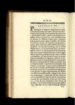 Lettera XI.