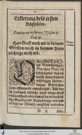 Erklerung der Buoßpsalmen