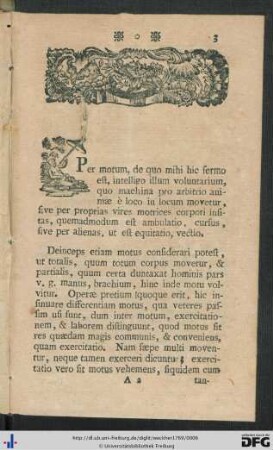 De Motu Bona Medicina Corporis.