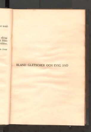 Bland Gletscher Och Evig Snö