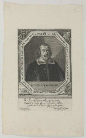 Bildnis des Joh. Georg. Fabricius