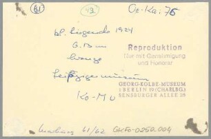 Liegende, 1924, Bronze