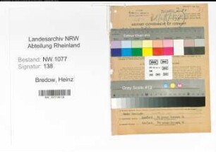 Entnazifizierung Heinz Bredow , geb. 21.01.1914 (Polizist)