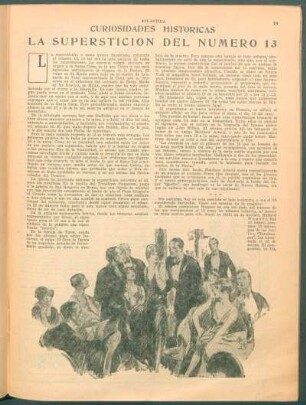 Curiosidades históricas : La superstición del número 13
