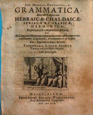Grammatica IV linguarum, hebr. chald ...