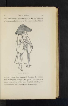 Man in mourning.
