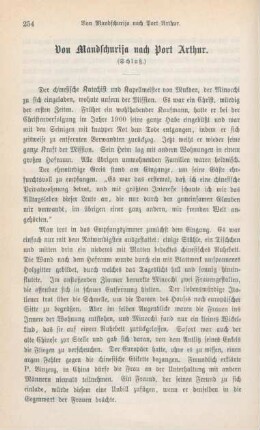254-265 Von Mandschurija nach Port Arthur : Schluß